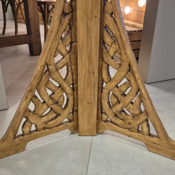 Pupitre en bois blanc- BOHO (design carré)
