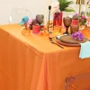 Nappe rectangle en tissus 300*180cm -ORANGE Nappe rectangle en tissus 300*180cm -ORANGE