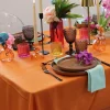 Nappe rectangle en tissus 300*180cm -ORANGE Nappe rectangle en tissus 300*180cm -ORANGE
