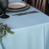 Nappe ronde en tissus D290cm - BLEU CIEL