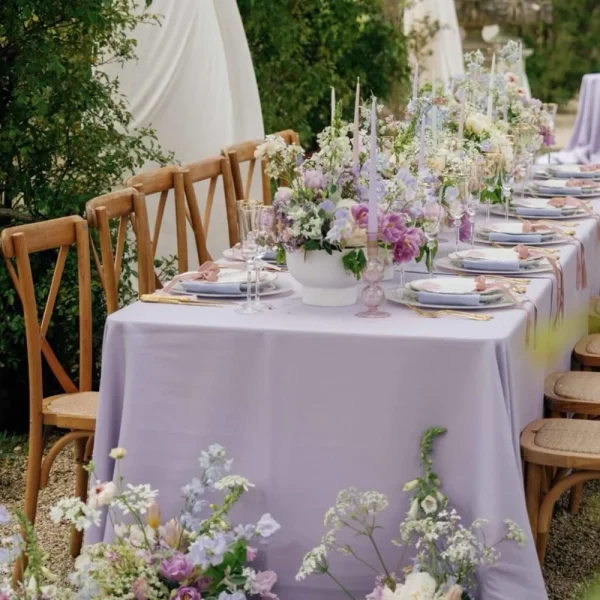 Nappe rectangle en tissus 300*180cm -PARME