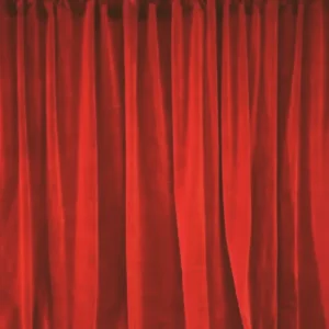 Rideau en velours ROUGE-4*3M (avec oeillet)