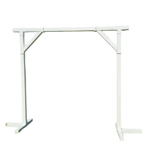 Arche rectangulaire en bois BOHO BLANCHE (H2m10*L2m40)