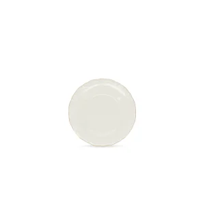 Assiette plate rétro bords dorés -LOUISE D27.5cm