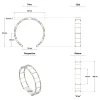 Arche ronde PORTE DE LUNE en fer forgé D230cm