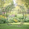 Arche ronde PORTE DE LUNE en fer forgé D230cm