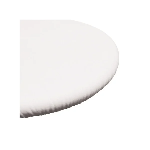 Molleton rond D200cm -Blanc