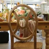 Chaise Médaillon en bois WENDY 10